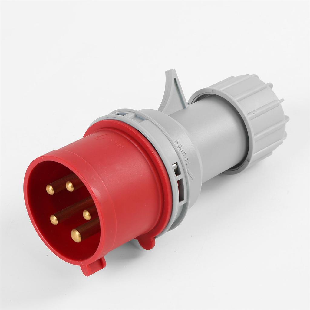 Industrial Waterproof 16A/32A Aviation Plug & Socket Connector - 3, 4, or 5 Core Options