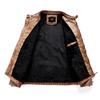New Fashion Casual Men's Leather Jacket Fit Stand-up Collar Leather Jacket