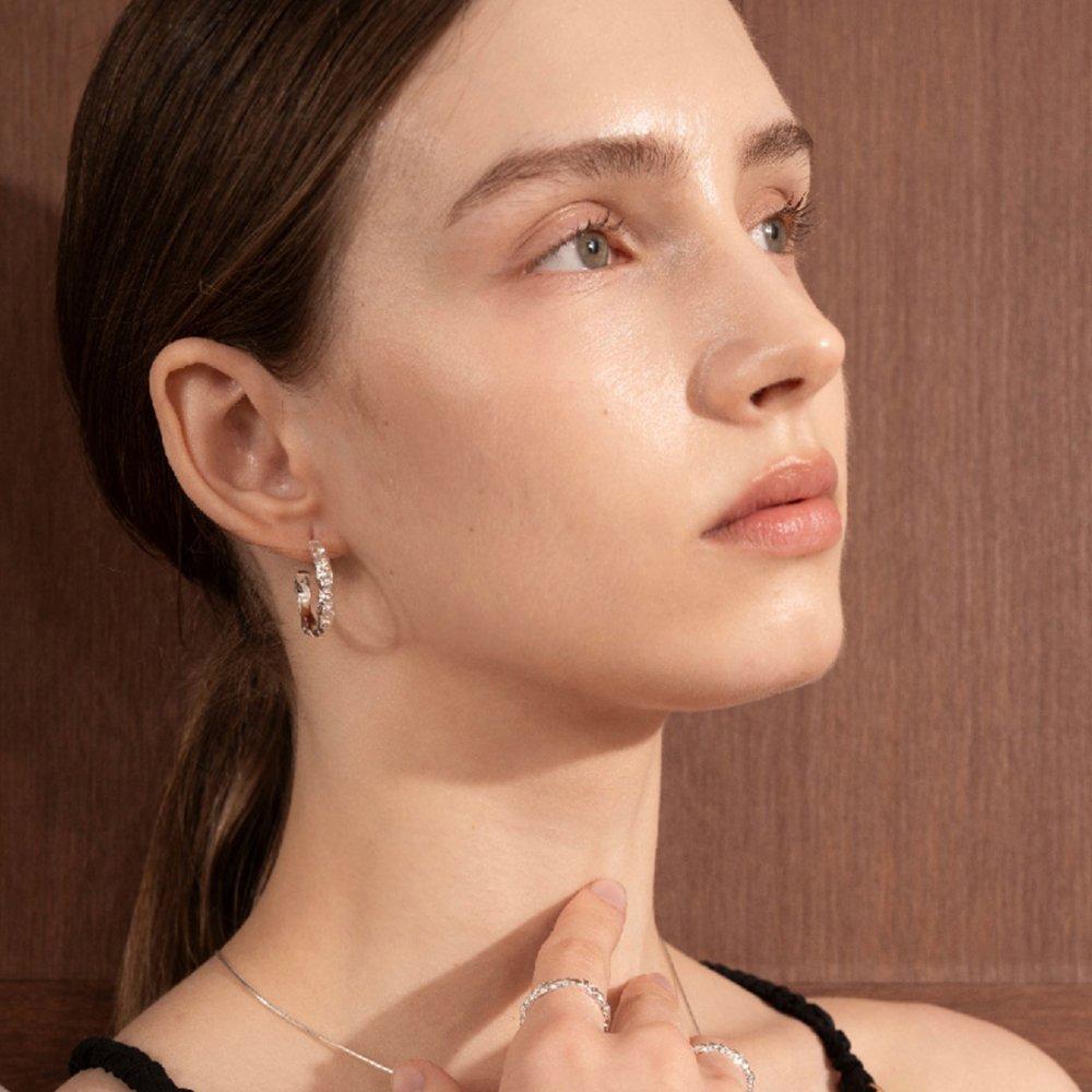 J-Nui Crater Earrings L