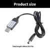 USB 5V to 4.5V DC5.5x2.1mm Conversion Adapter Cable for LED Lights and Small Appliances Replaces 3AA Batteries