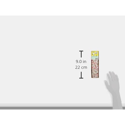 Sunnap Wax Paper, Snoopy Retro Pattern, 10 Sheets, Made in Japan, 21.8cm Wide x 25cm Deep, Sheet Type