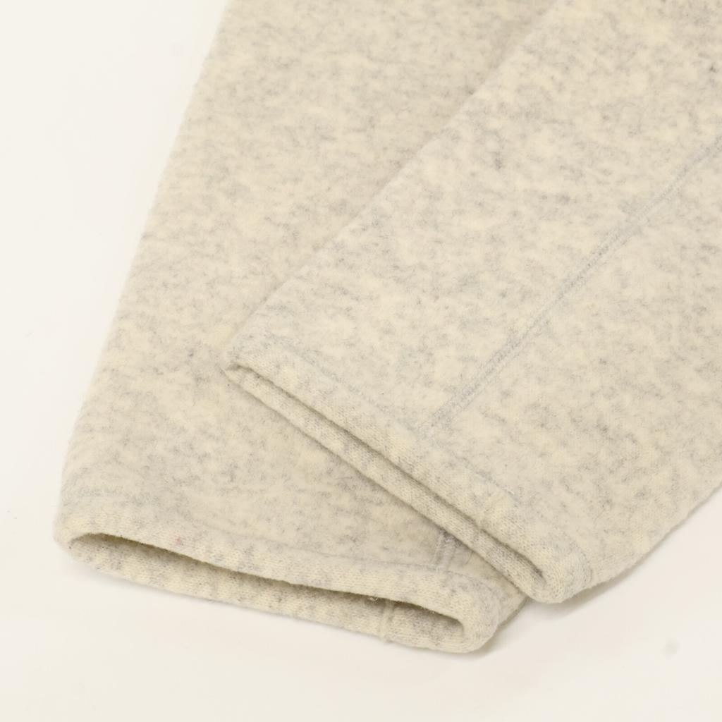 45R 7102037 Ivory Jersey Melton Hooded Coat Coat 2 Ivory grayUsed