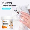 130/260 PCS Pet Eye Wipes Cats And Dogs Tear Mark Wet Wipes Cats And Dogs Universal No Irritation Cleaning Products Canned Wipes