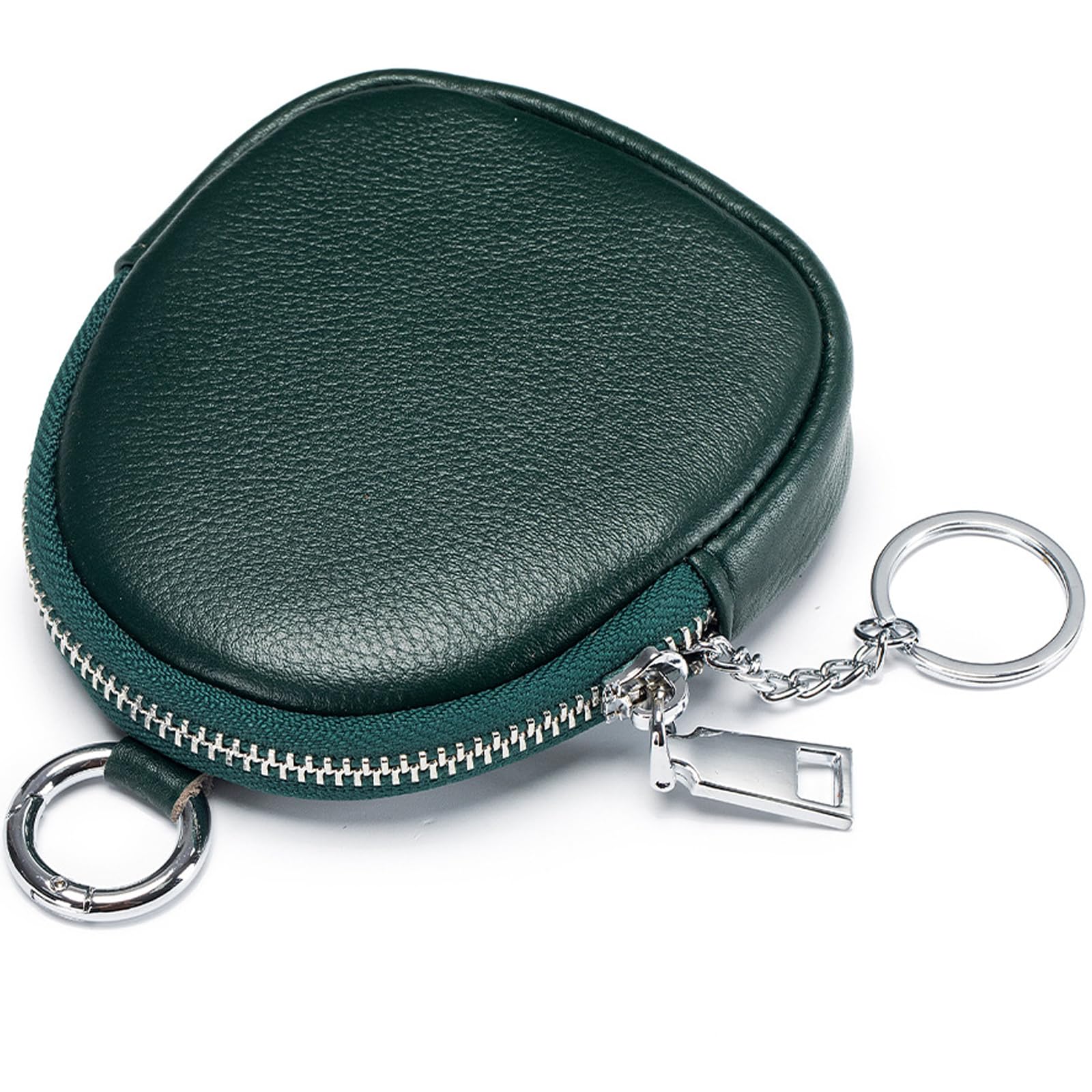 

RenLianyi Genuine Leather Coin Purse for Women, Popular Coin Case with Ring Closure, Portable, Large Capacity, Cute, Stylish Wallet, Lightweight