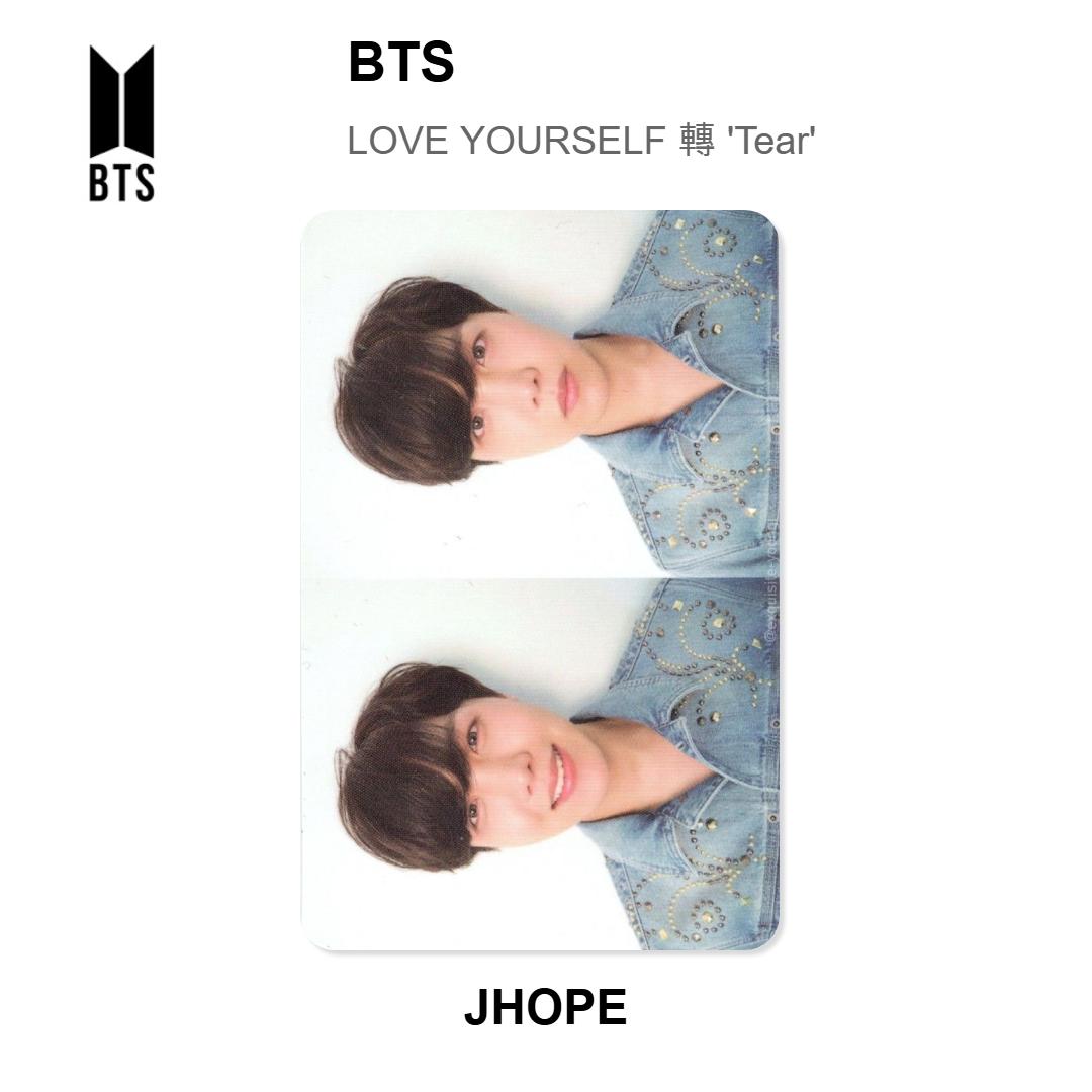 Официальная фотокарточка BTS LOVE YOURSELF Tear J-Hope 04