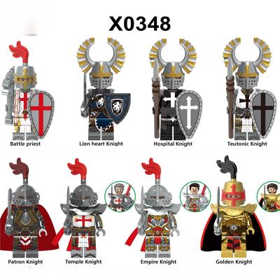 Série Středověký rytíř Nemocnice Lví srdce Stavebnice německého rytíře Sestavte stavebnice pro dětskou hračku