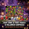 Needoh Neuer Funky Frights Halloween Adventskalender 13 Tage, Gruselige Squishy Slow Rise Stressabbau Spielzeug Countdown Geschenkbox