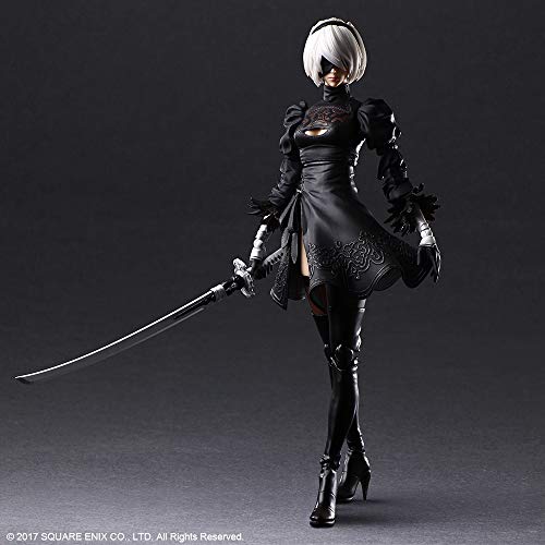 Nier: Automata PLAY ARTS Kai <YoRHa No.2 Type B DX Version> PVC Painted Movable Figure