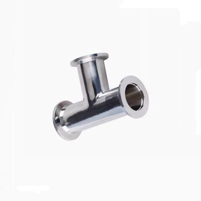Tee KF-25 Vacuum KF Flange Size NW-25, 304 Stainless Steel Quick Flange Fittings Plumbing 40mm Ferrule OD KF-16
