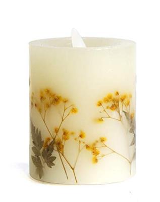 Flameless Flicker Candle Flower Short Mimosa [Used]