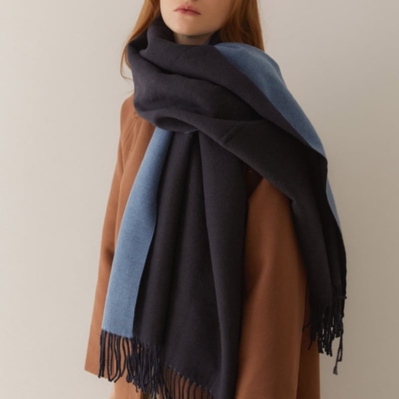 J.LARUEN Basic Two-Tone Muffler (9 Colors)