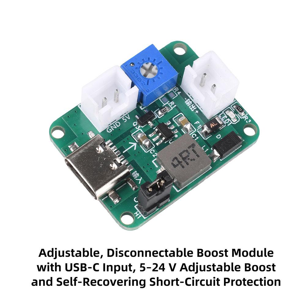 DC-DC Step Up Power Supply Module 1A DC1-6V to 1V 9V 11V 11V Dual Input Boost Board Converter Multifunction Voltage Regulator