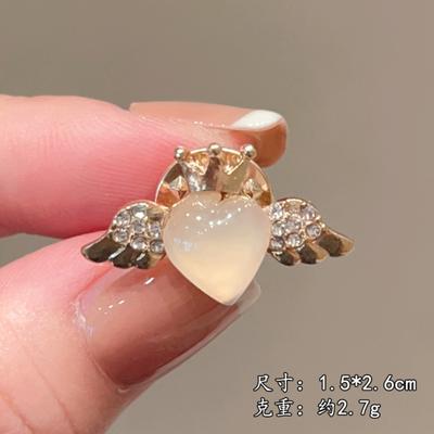 Brosche: Raffinierte, Leichter Luxus, , Minimalistischer, Eleganter Kleideranhänger: Anzug, Perle, Modeaccessoire