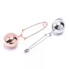 1PC Stainless Steel Tea Infuser Sphere Tea Strainer with Handle Spice Filter Tea Ball for Brewing Loose Leaf Tea