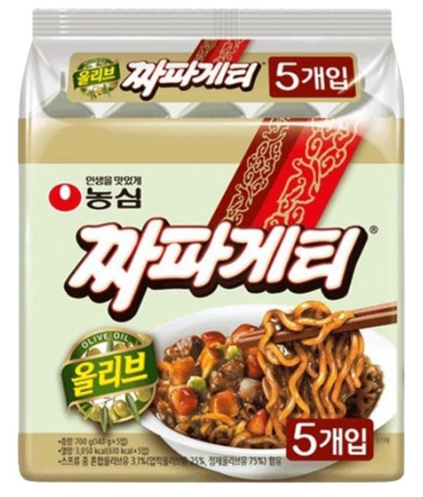 [NONGSHIM] Olive Chapagetti Ramen 1pcs