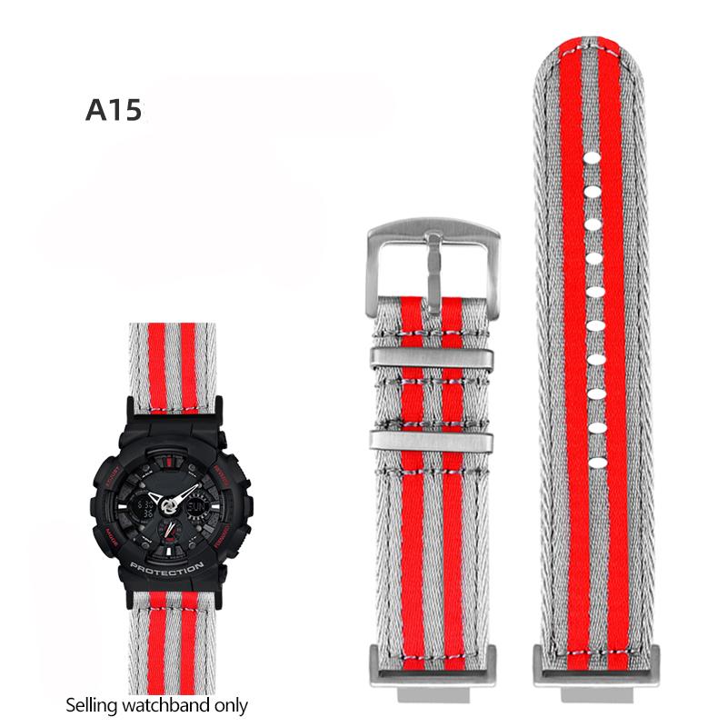 Nylonowy Pasek do Zegarka Canvas Dla GSHOCK Casio DW5600 DW-5600 GA110 GA100 GA120 GM2100 GA2100 GA2110 Zmodyfikowany Pasek Sportowy Pasek