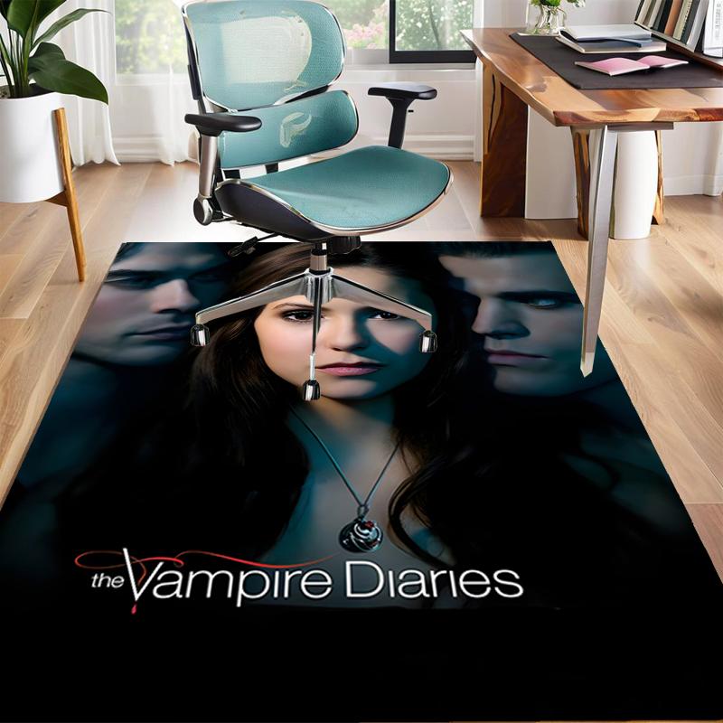 1pc The Vampire Diaries3 Design Area Rug - Non-Slip, Soft & Cozy Floor Mat for Living Room, Bedroom, Office - Indoor/Outdoor Decorative Carpet