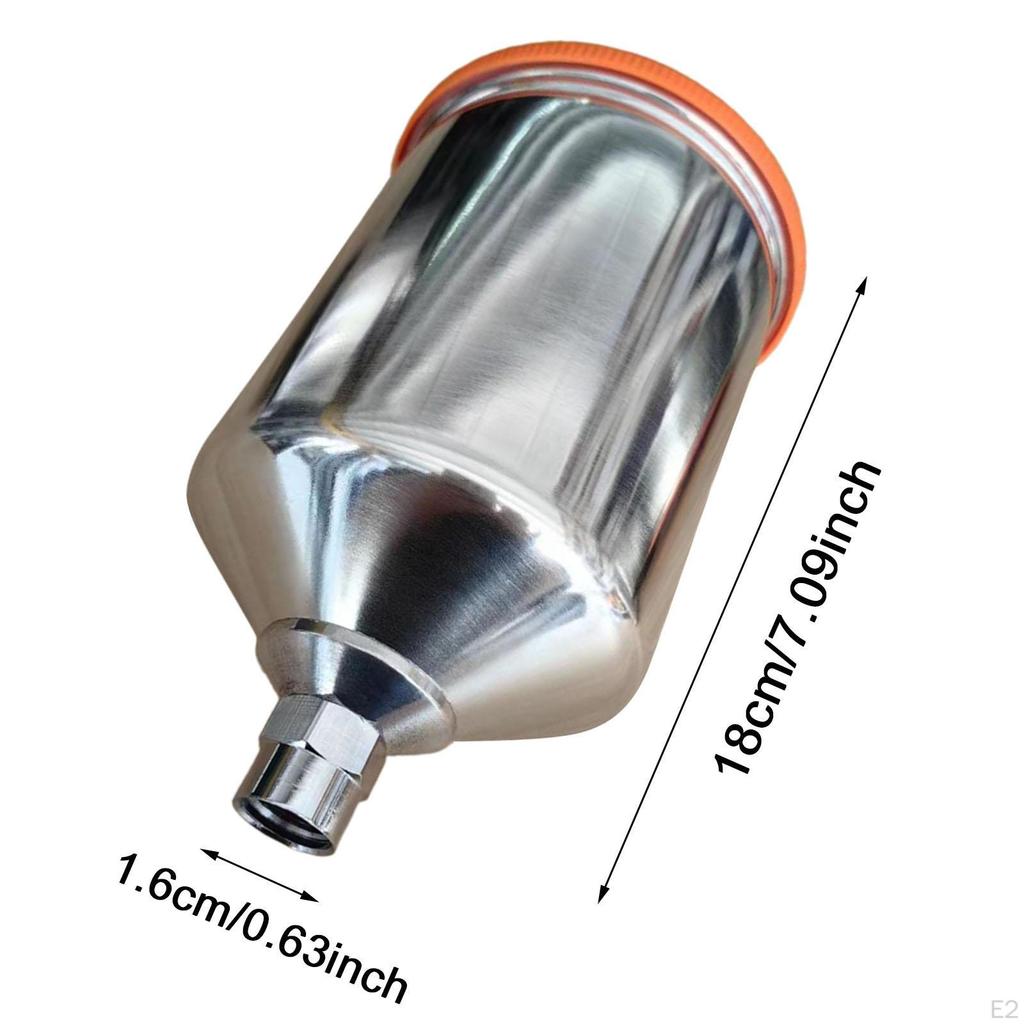 Car Paint Spray Pot with Female Thread Pneumatic Painting Tank Replacement Cup