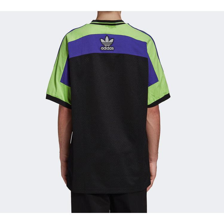 Adidas Originals X SANKUANZ T Shirts Men's Black Crew Neck Moderate Straight Fit FT8051