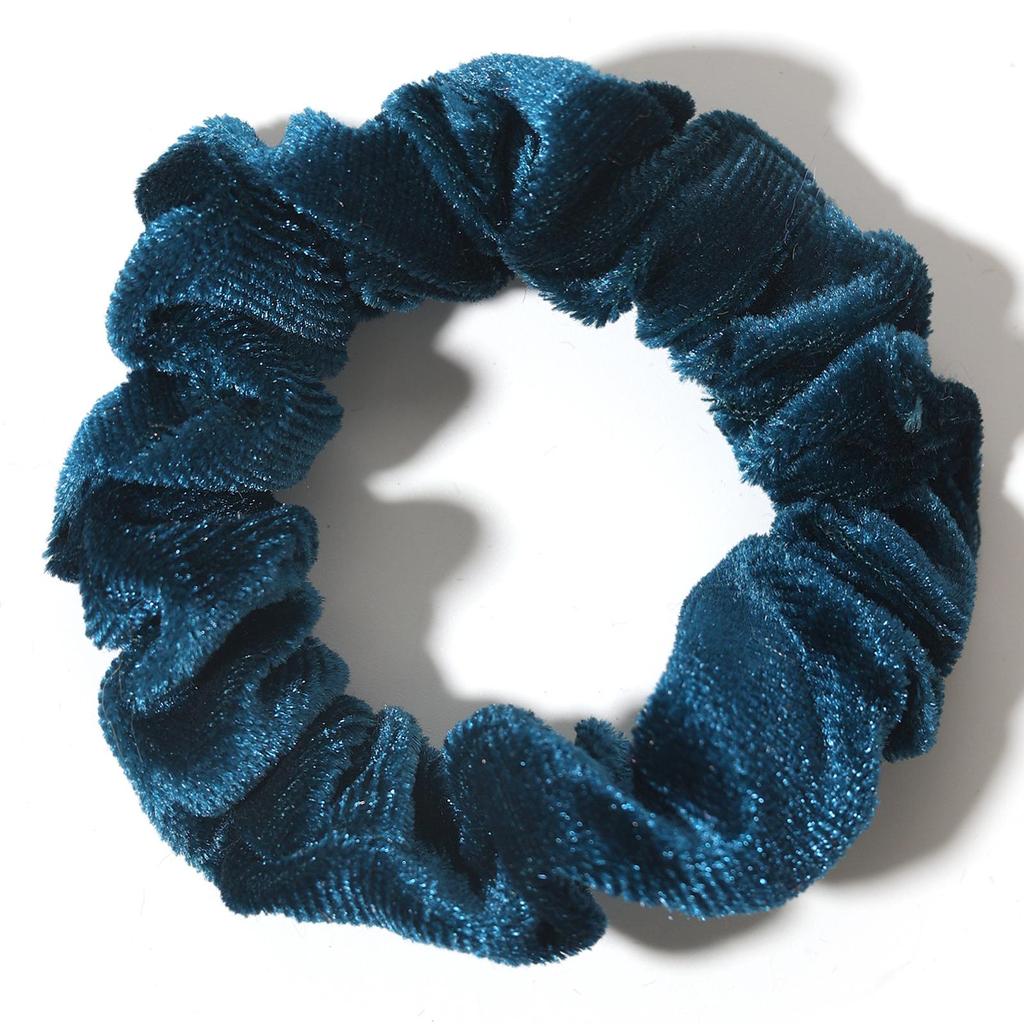 Bell Fashion Velvet Hair Ties: Classic High-Elasticity, Soft Touch In Solid Colors