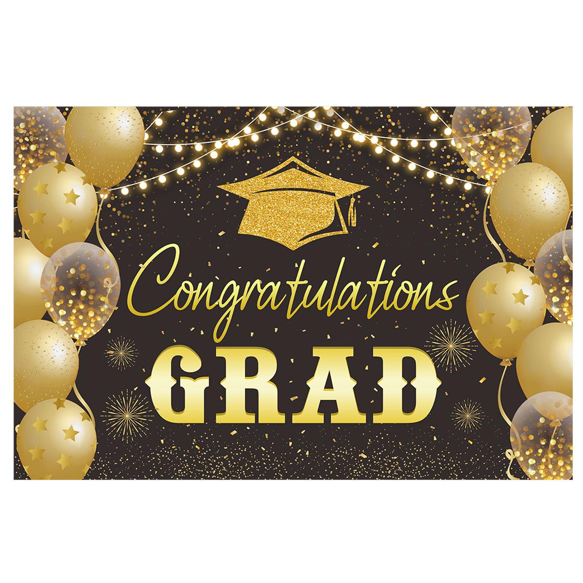 

Graduation Season Party Decoration Background Cloth Pendant Graduation Celebration Party Layout Poster Banner ZC Graduation Season Poster G Type