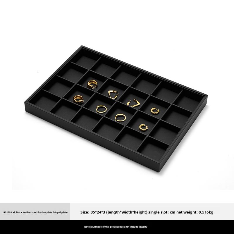 Multi-Function Jewelry Display Box Ring Necklace Storage Tray Pendant Showcase Props