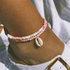 Meeres-Themen Harz Fußkettchen 6 Tropische Urlaubsdesigns Robuster Kunststoff Schmuck für Damen Mädchen