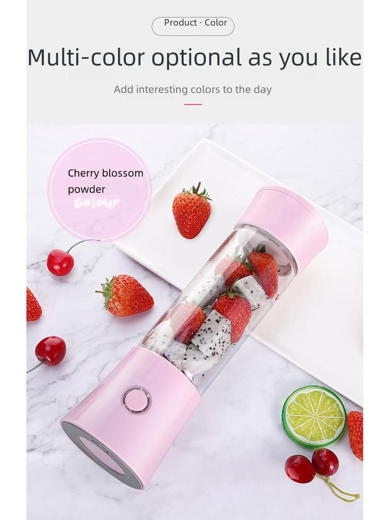 Tragbarer elektrischer Multifunktions-Entsafterbecher für Obst