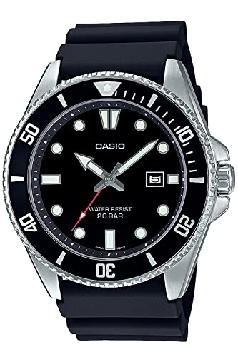 Casio Relógios, Coleção Casio [Produto Oficial Japonês] Modelos Exclusivos Online MDV -107-1A1JF / -107-1A2JF / -107-1A3JF Masculino Preto
