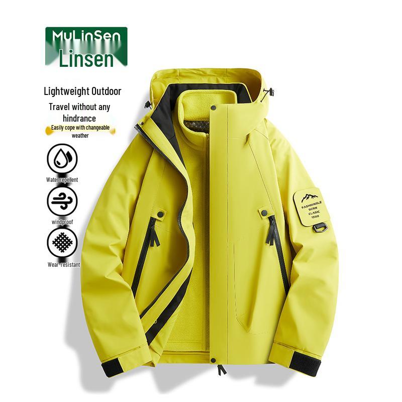 MULINSEN Unisex Windproof Waterproof Thickened Jacket