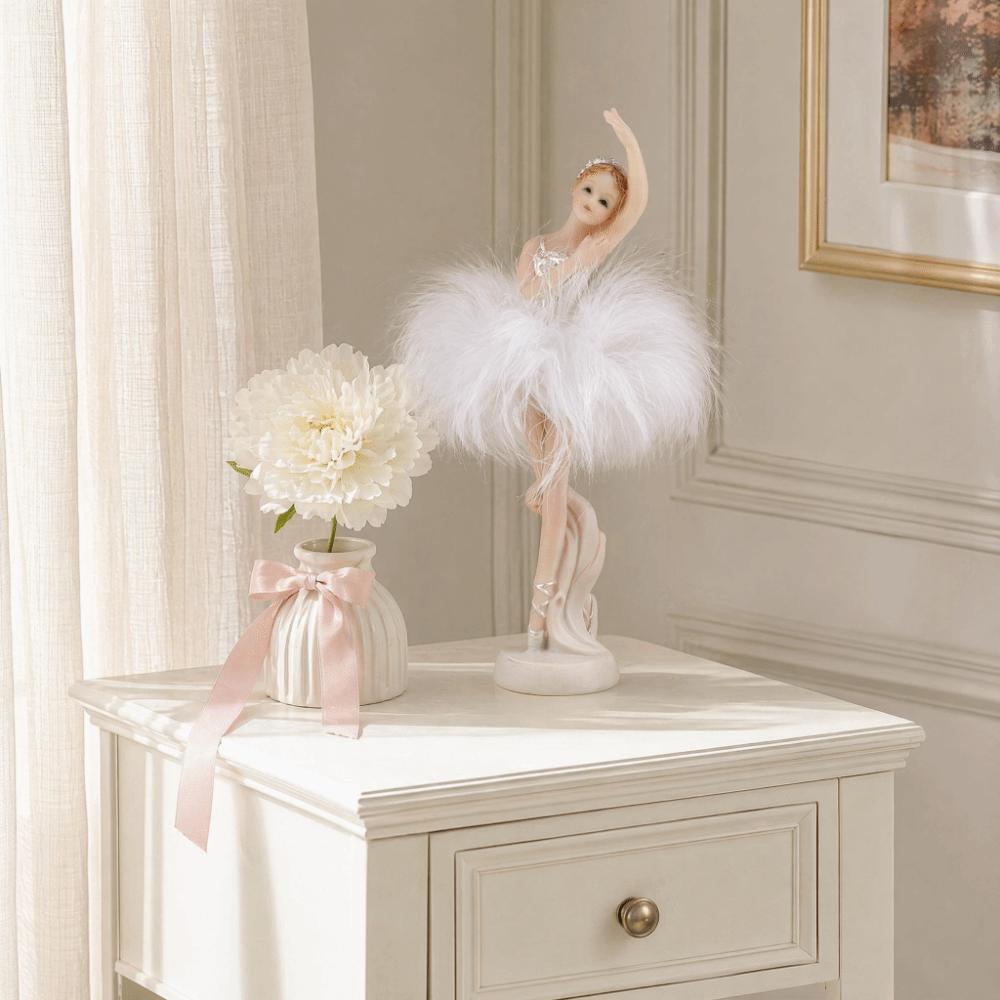 Vivid Ballet Dancer Figurine Exquisite Craft Dancer Sculpture Decoration Home Decoration