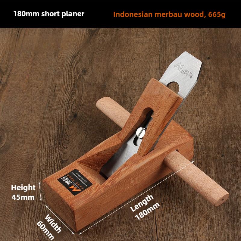 

Wood Hand Planer Portable Woodworking Hand Planes Professional Multi-purpose Carpenter Trimming Manual Tools Household DIY Tools 180MM-Redwood