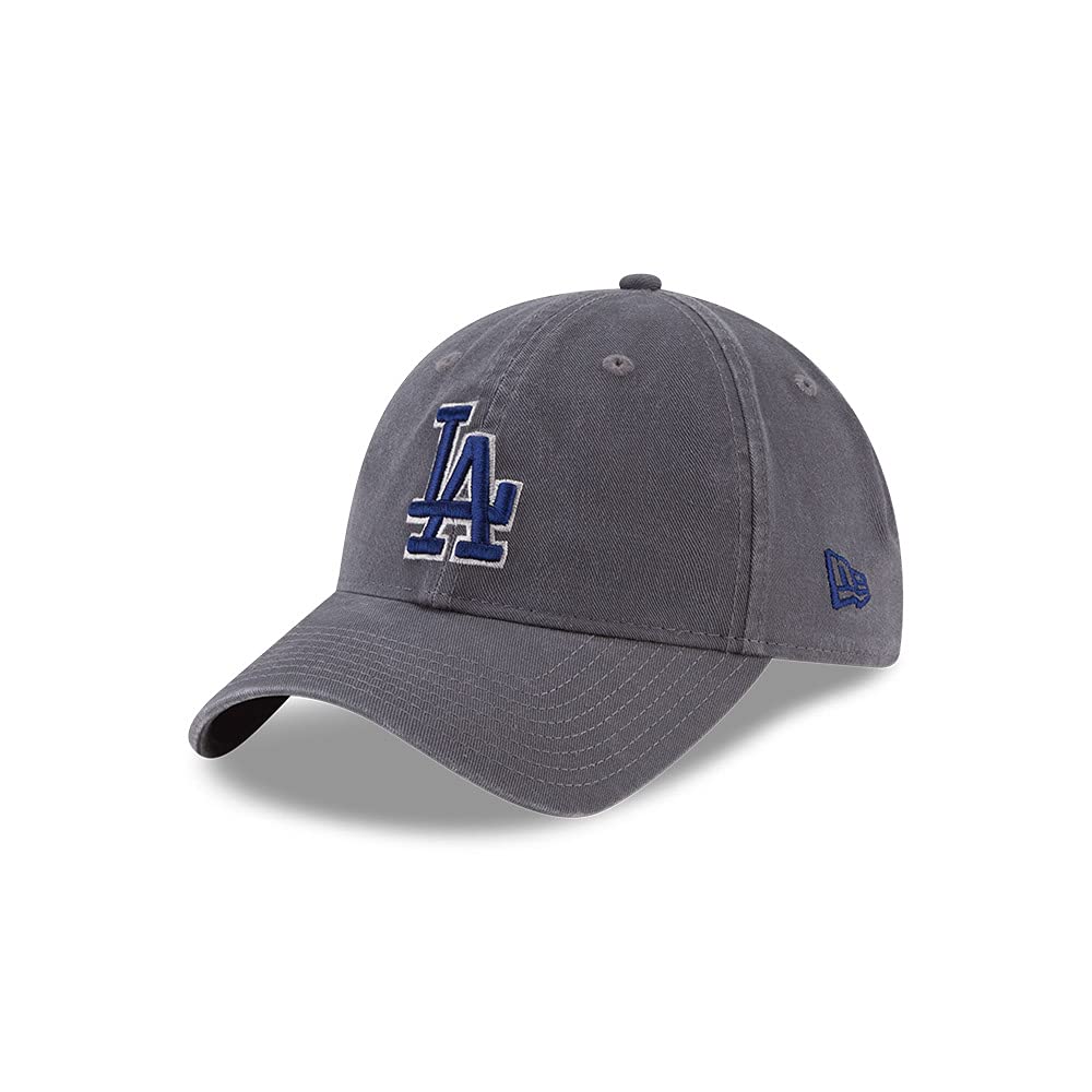 

New Era 920 Los Angeles Dodgers Core Classic Strapback Hat MLB Cap (Graphite)