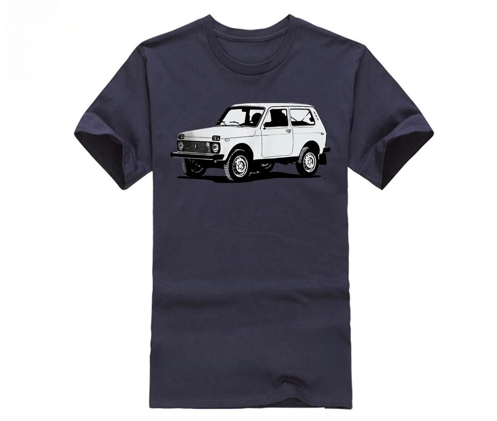 Nuova T-shirt Estiva Fresca Niva 4x4 Taiga Fuoristrada Cotone T-shirt Multicolore Bushunisex Cossacco Cotone Maglietta