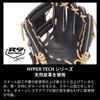 Rawlings Junior HYPER TECH R9 SERIES Baseball Glove for Size SS Black (All-Around) Kids, (GJ4FR9BFSS), (Left-Handed Throw)