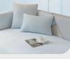 Blue Ice Silk Non-Slip Sofa Cushion Cover - Cool and Universal for All Seasons