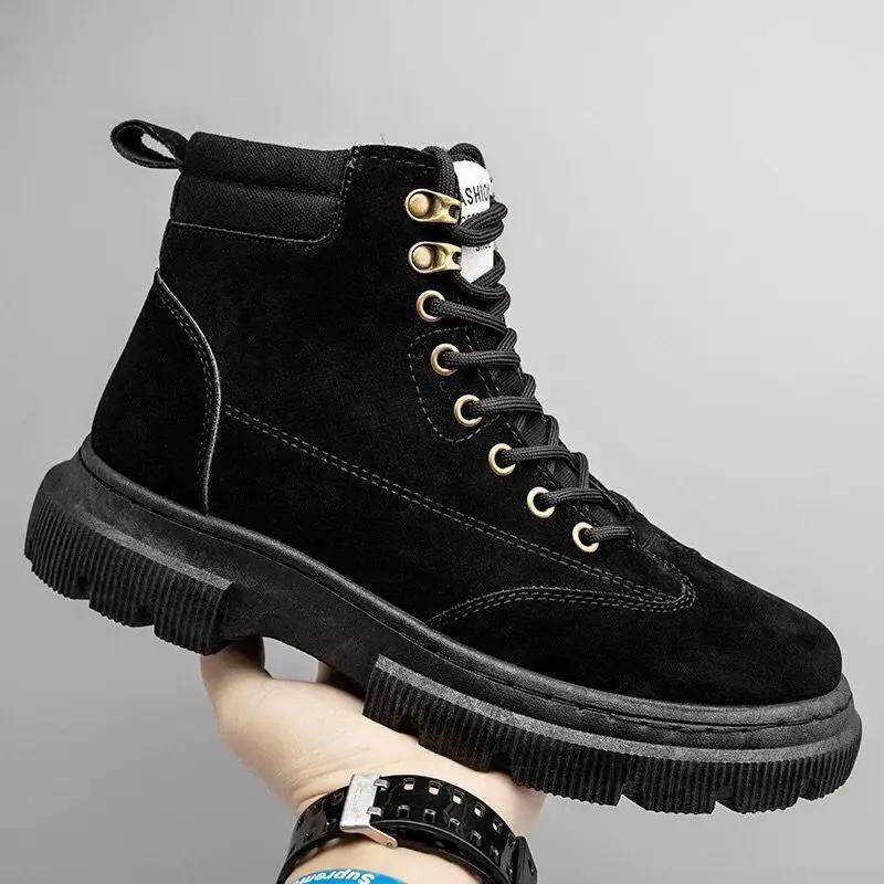 

Новые мужские кроссовки с высоким подъемом и толстой подошвой, повседневная обувь, дышащие и прочные кроссовки Zapatos Para Hombres 44