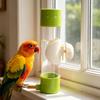 Bird Water Dispenser Easy to Refill Leakproof Automatic   Water Feeder for Cockatiel Bird Cage 200ml