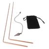 Copper Dowsing Rod Kit Kit Pendulum Multi-Purpose Tool Psychic Divination Interpersonal Relationships Portable Design