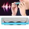 10?Hole Harmonica Blues Bb Key Harp Wind Musical Instrument Beginner Practice AM?20DBlue
