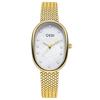Light Luxury Fritillary Oval Watch Women'S Niche High-End Alloy Waterproof Women'S Watch