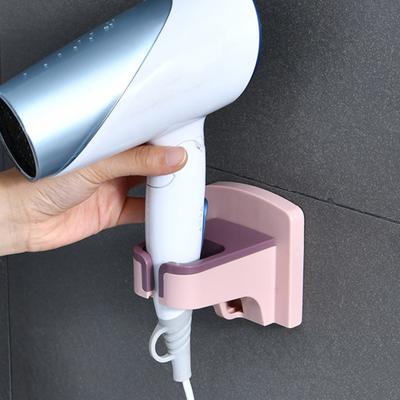 Hairdryer Rack High Durability Waterproof ABS Wall-mounted Hair Dryer Organizer Hook for Home