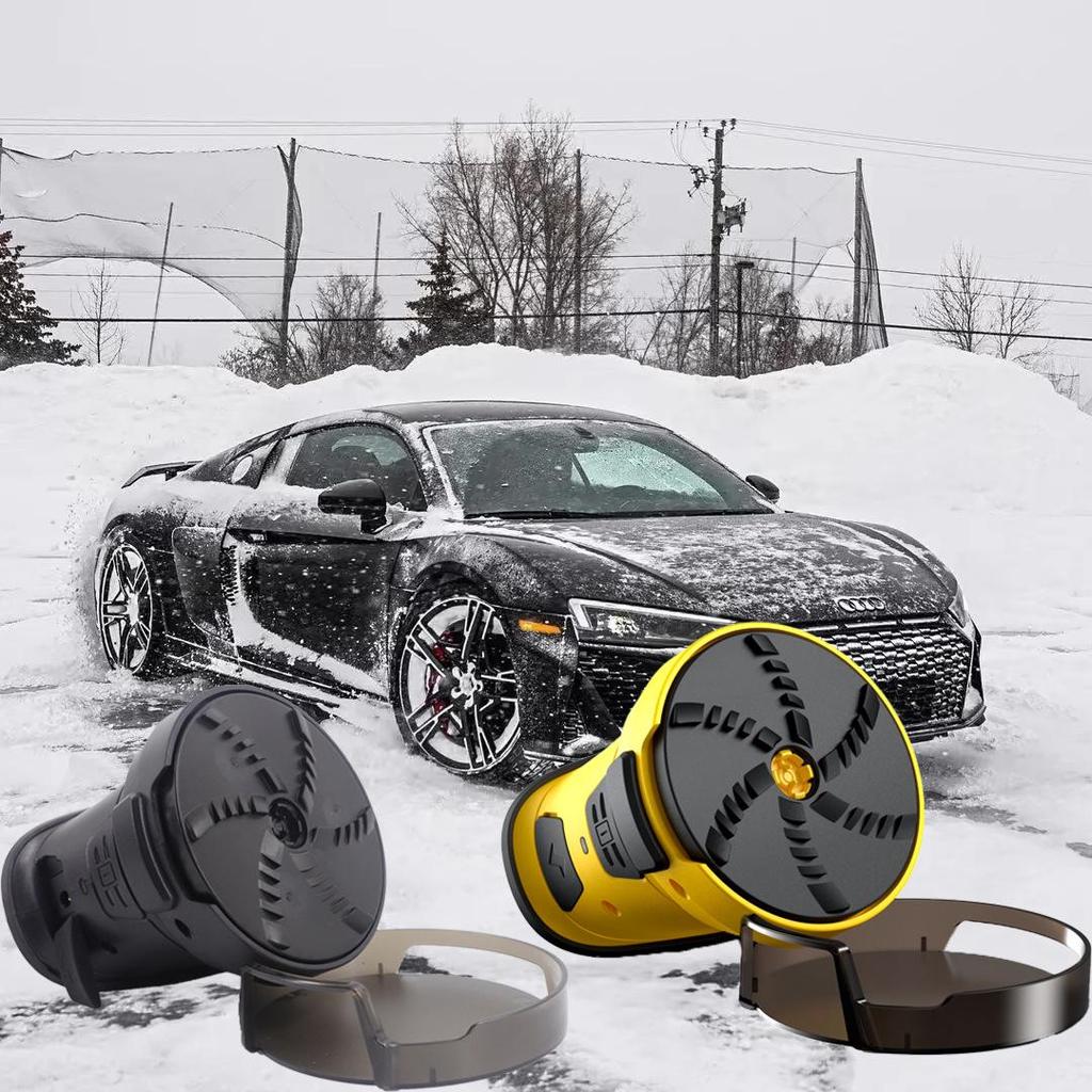 Electric Handheld Ice Scraper & Windshield Defroster with USB Charging
