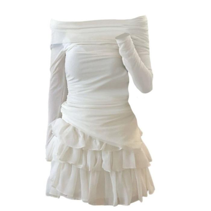 

Gentle Fried Street Milk Good Set Pure Desire Sweet and Spicy Top Cake Skirt Two-piece Set Small Autumn Dress S