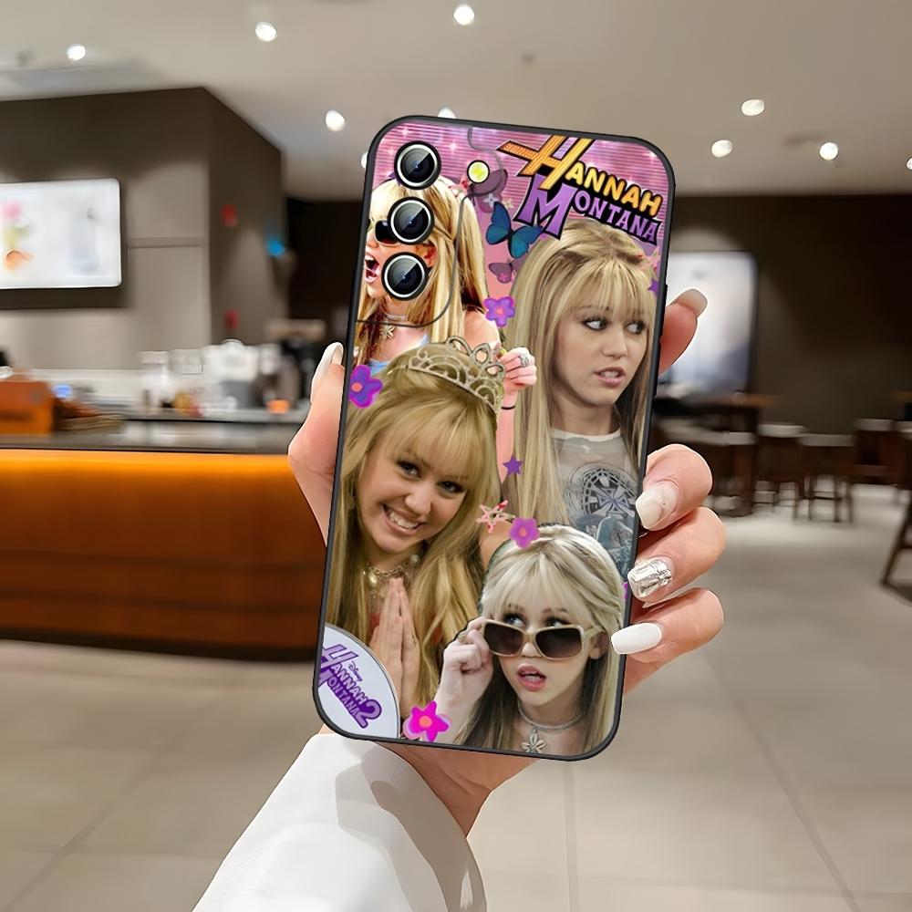 H-Hannah M-Montana Phone Case For S25 Samsung S26 S24 Ultra S22 S23 S20 Fe S21 Plus A54 A34 A16 A53 Back Cover