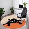 1PC Pocket Elves Office Round Area Rug, Mat Suitable For Office, Under Office Chairs Bedroom Living Room Home Decor, Room Deco