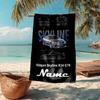 Custom Name Ultra-Soft Beach Towel with Racing Theme,Ideal for Pool - Camping, Diving - Perfect Travel Essential, Vibrant Beach Towel.
