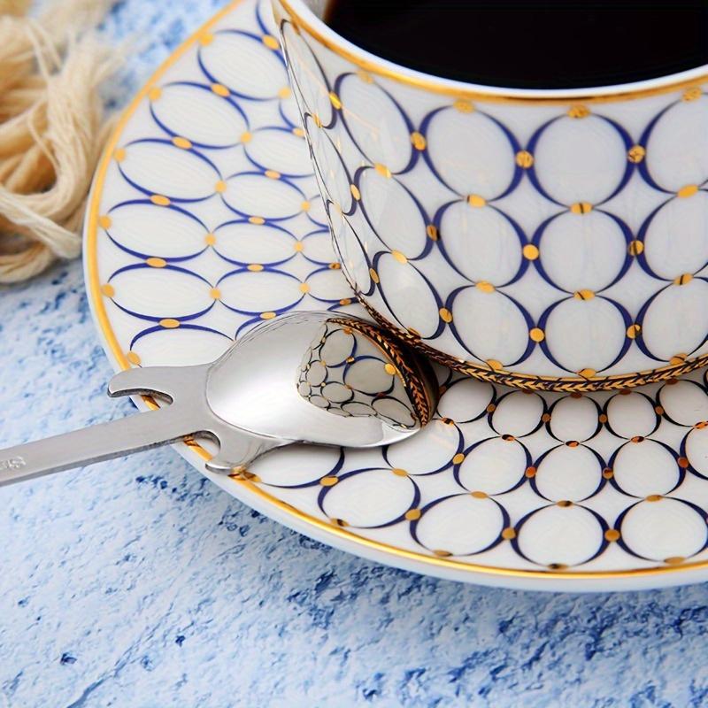 Guitar-Shaped Stainless Steel Spoon - Perfect for Coffee, Tea, Desserts | Durable, Stylish Tableware for Music Enthusiasts