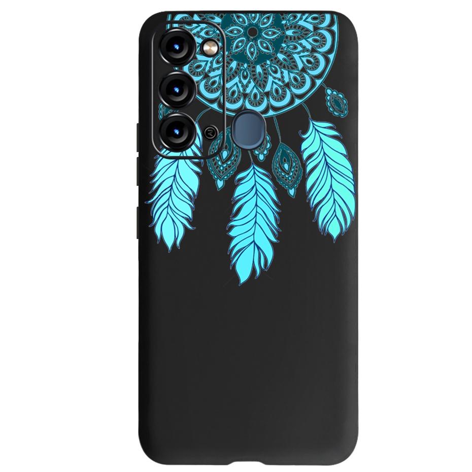 For ITEL Vision 3 Case Fashion Cat Sunflower Phone Cases For Itel S17 S 17 S661W Soft TPU Black Silicone Cover Vision3 Bumper
