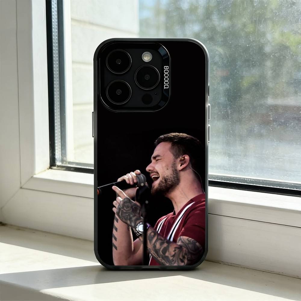 S-Singer L-Liam Payne Phone Case For iPhone 17,16,15,14,13,12,11 Plus,Pro Max,XS,Colorful Silver Phone Case Funda Cover